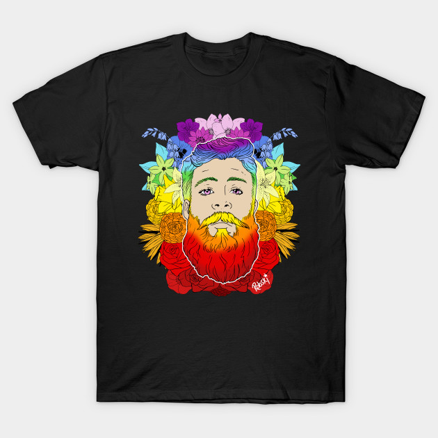 Bearded Floral Pride